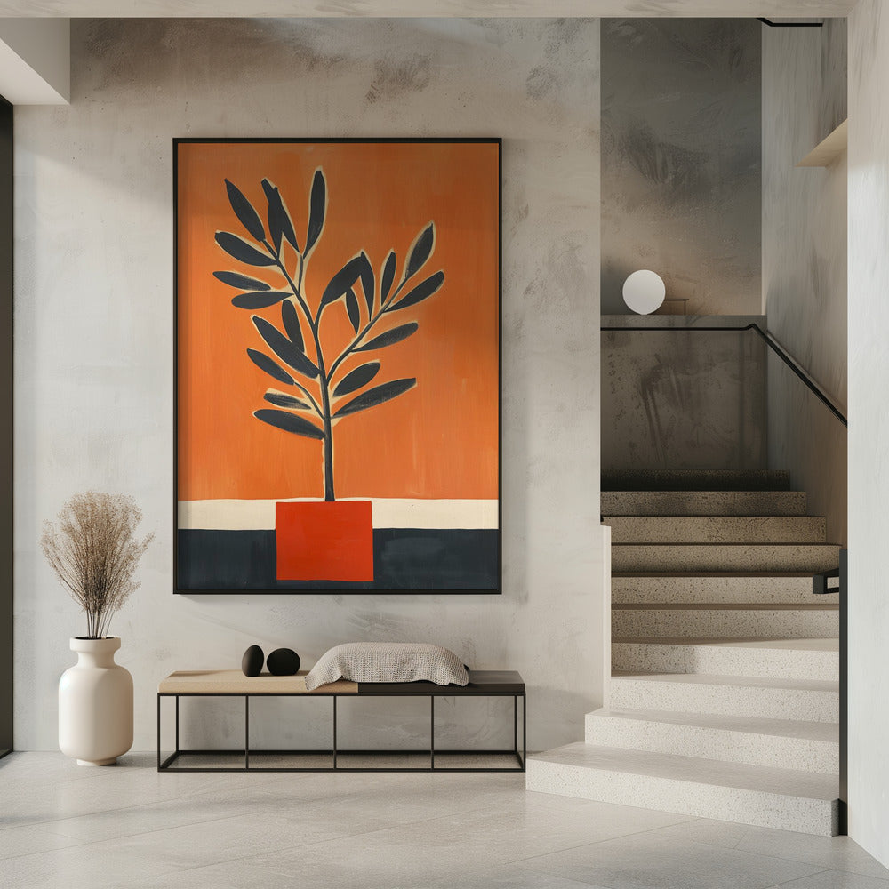 Orangenpflanze | Poster