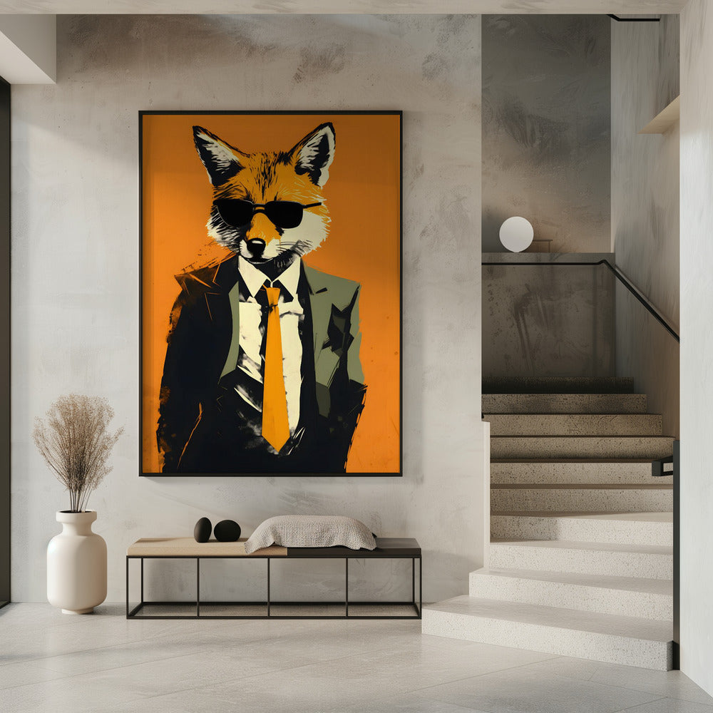Fuchs im Anzug | Poster