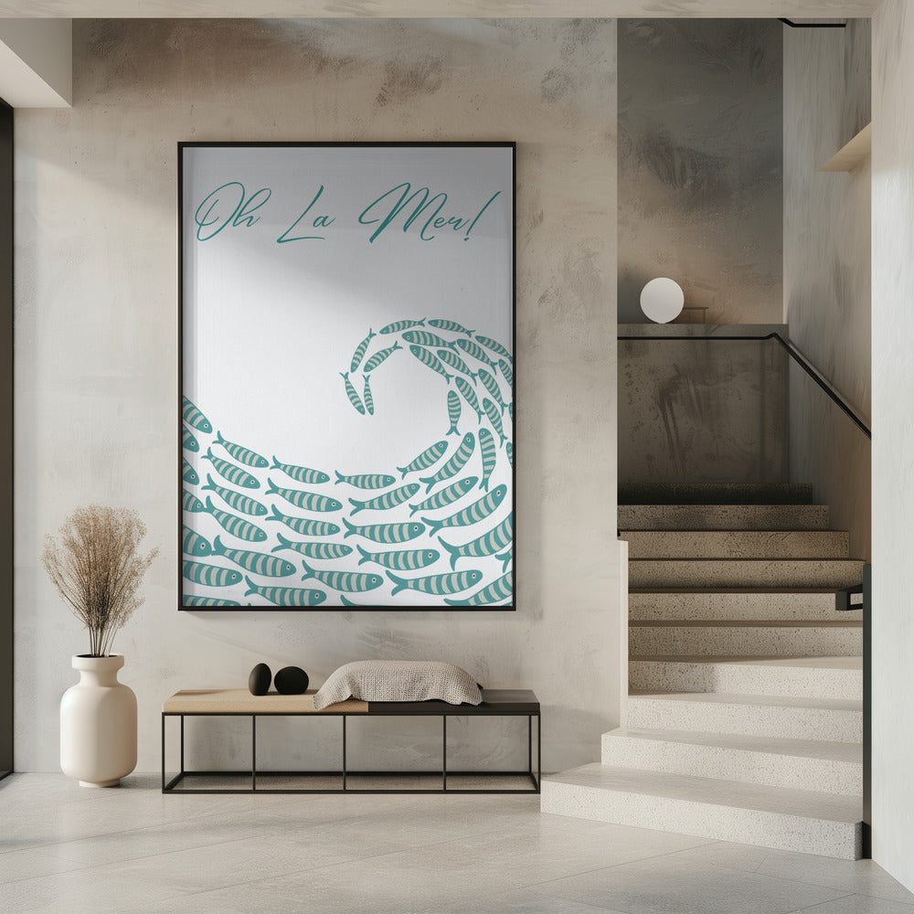 Fish Wave Symphony | Poster