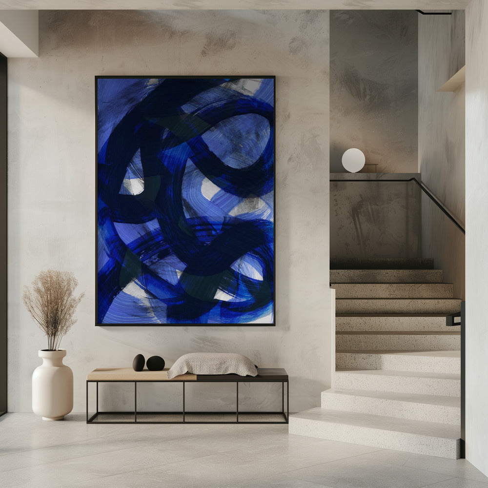 Abstrakte Pinselstriche 147 | Poster