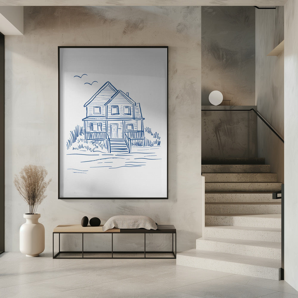 Strandhaus auf Nantucket | Poster