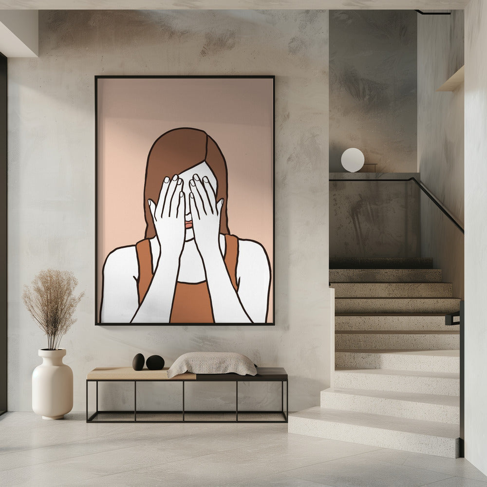 Schüchterne Frau | Poster
