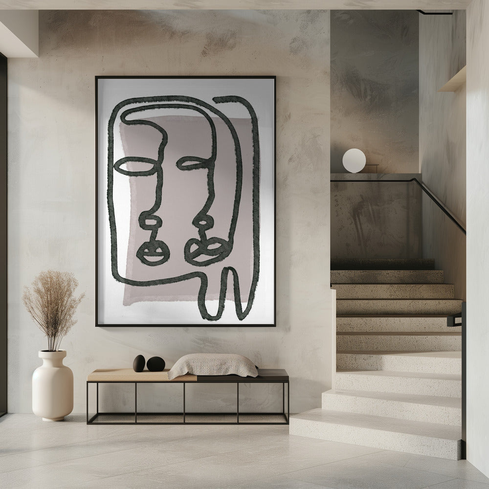 Gesichter abstrakt | Poster