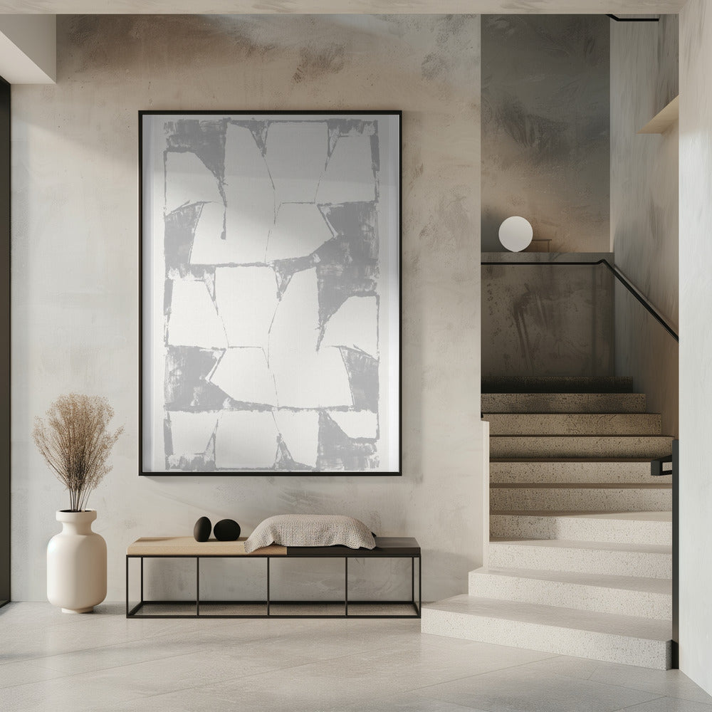 Grauweiß auf Weiß 2 | Poster