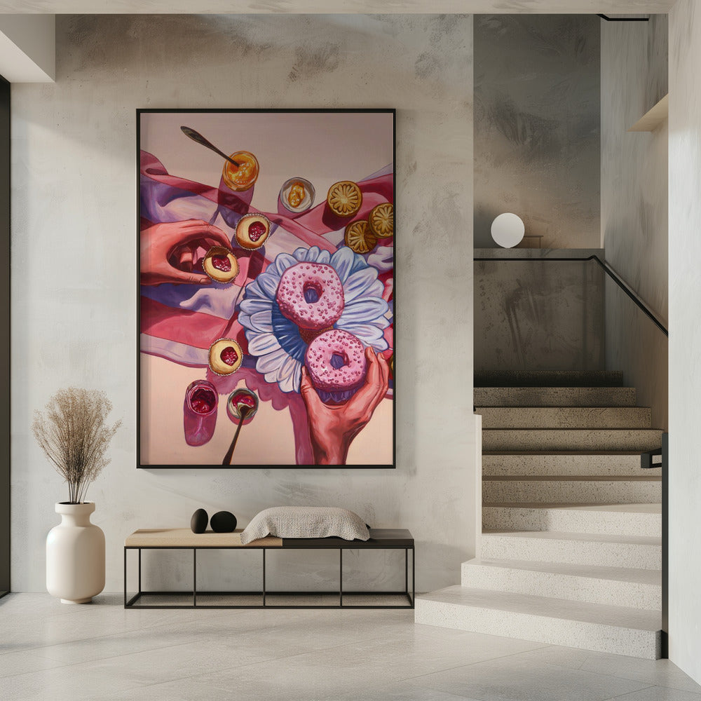 Mittwochs essen wir Pink | Poster