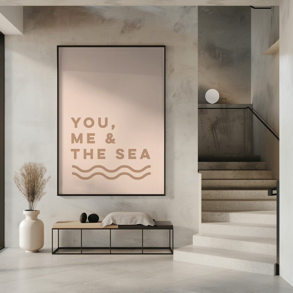 Du, ich und das Meer (Sand) | Poster