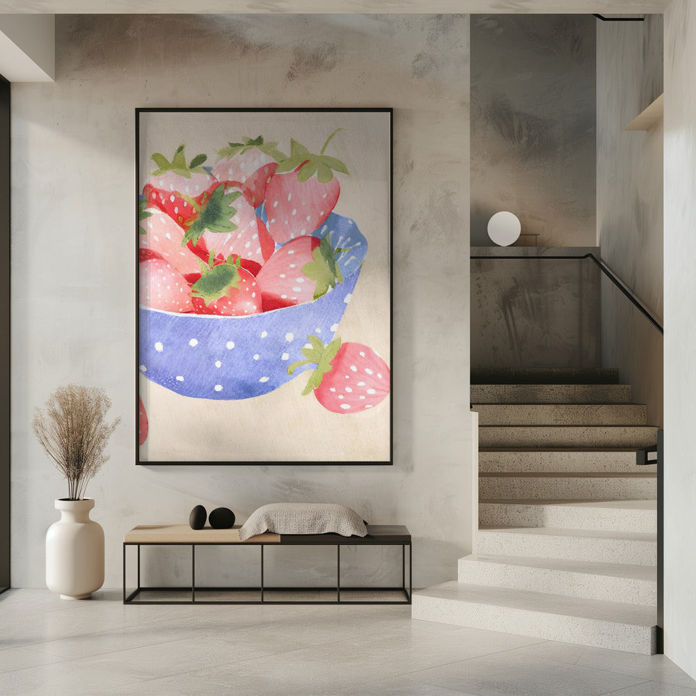 Erdbeeren in Schale | Poster