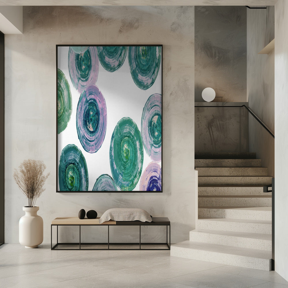 Spinnende Wirbel 1 | Poster