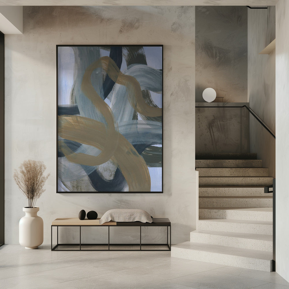 Abstrakte Pinselstriche 124 | Poster