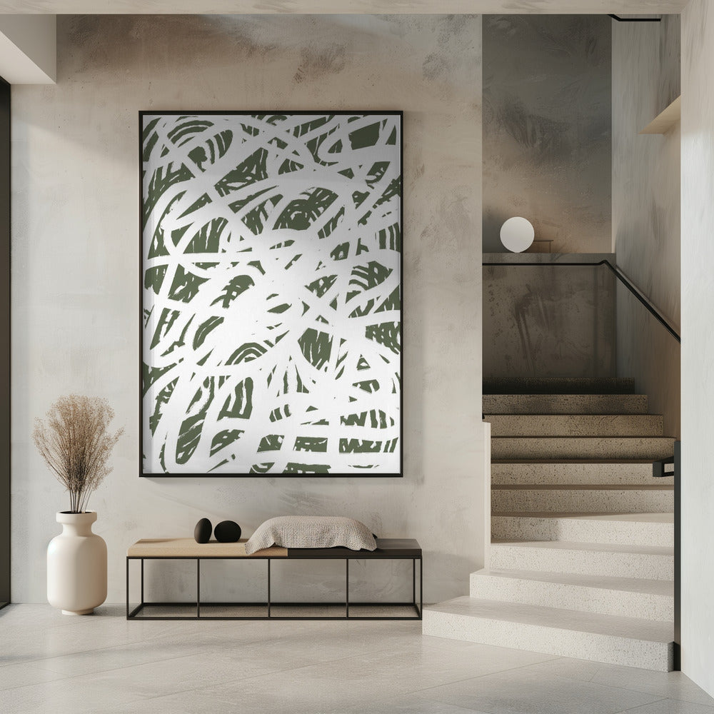 Abstraktes Grün | Poster