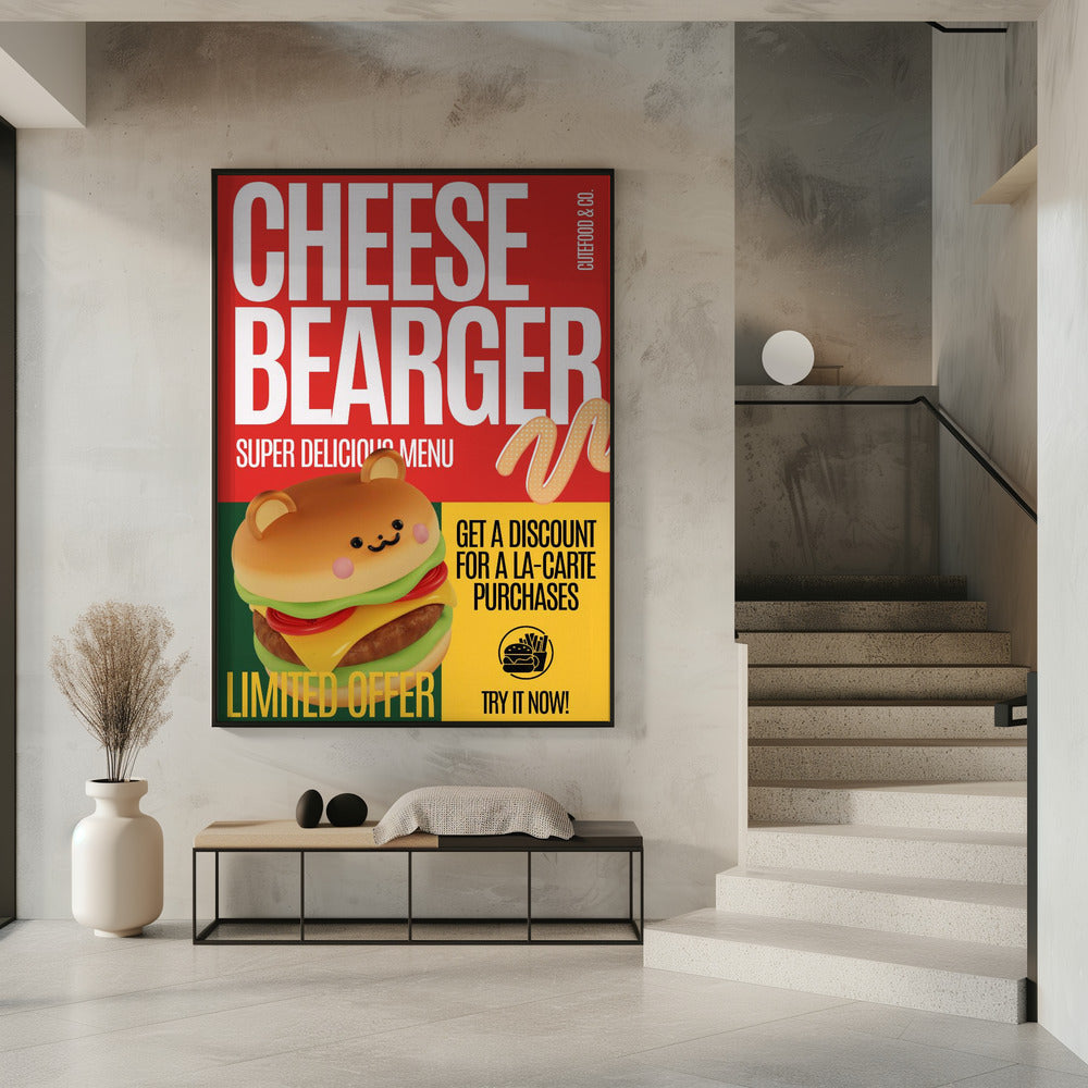 Cheeseburger Angebot | Poster
