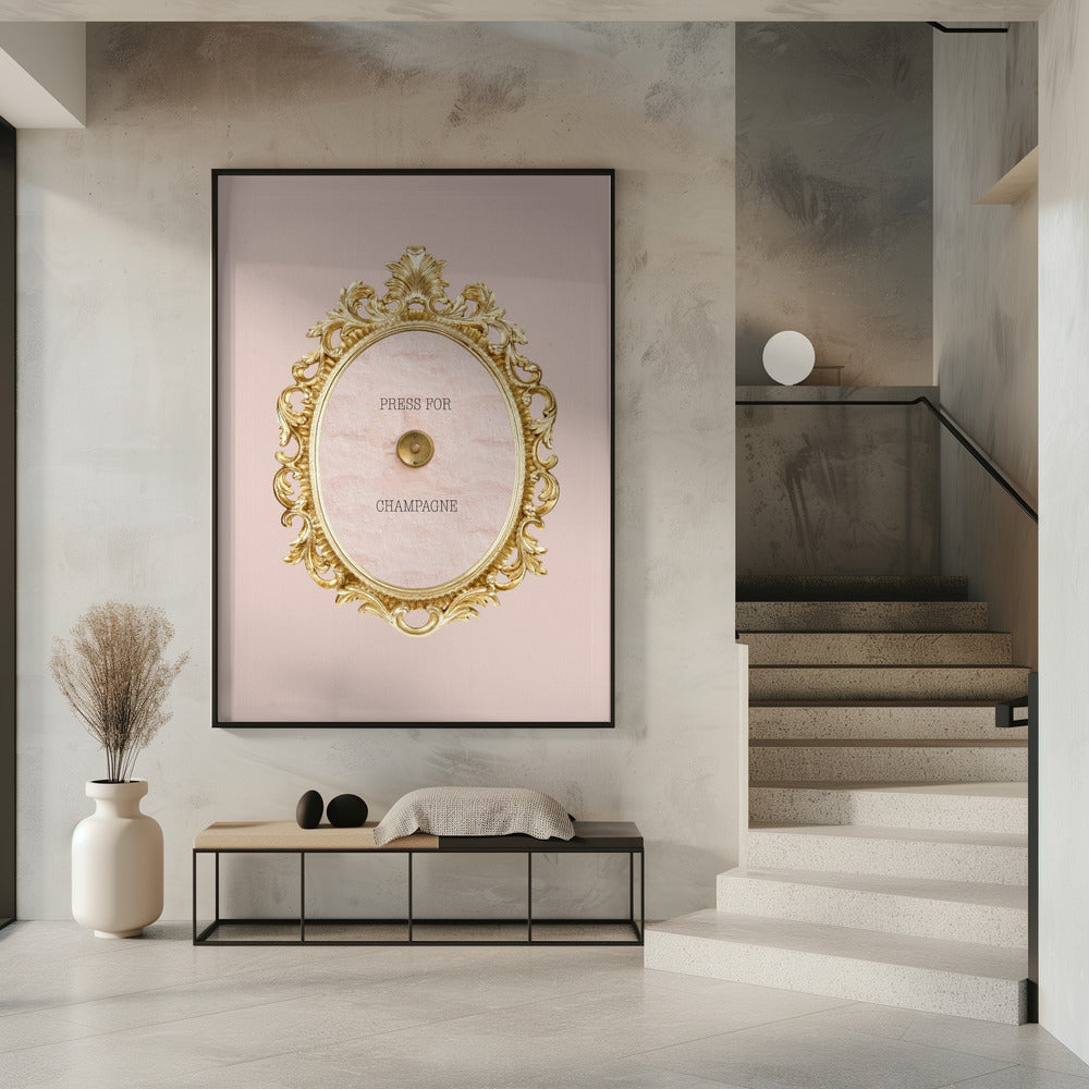 Pressforchampagnepink | Poster