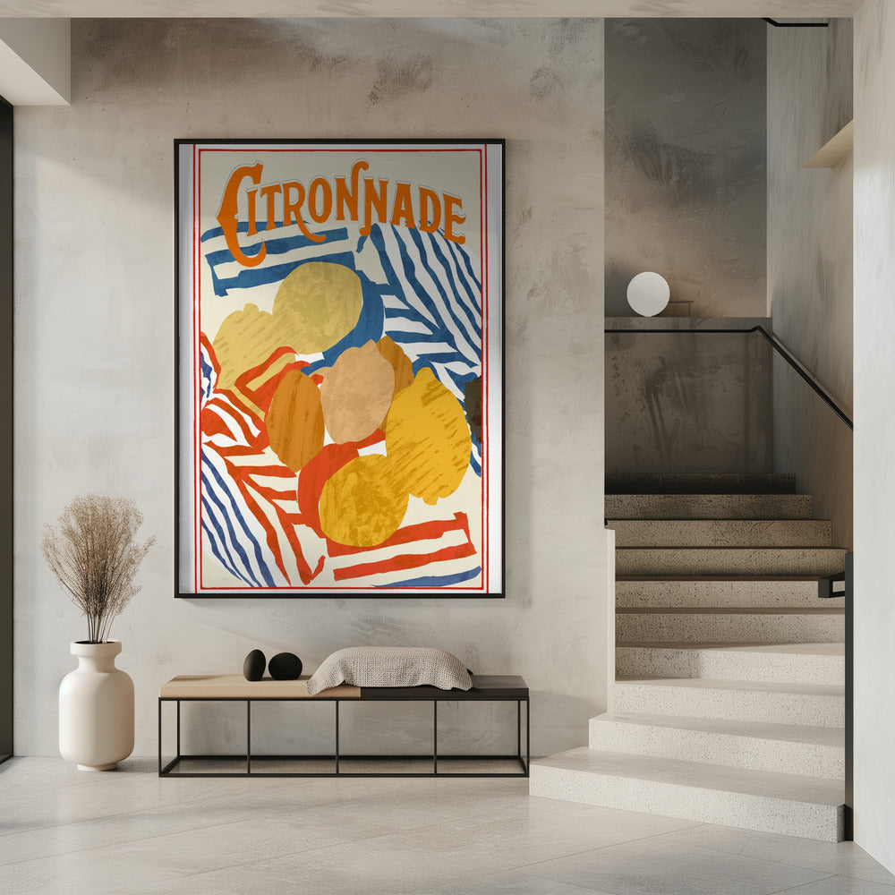 Citronnade Blue and Red | Poster