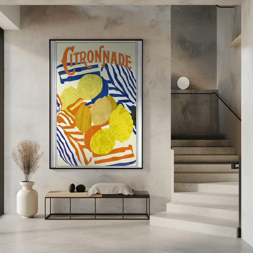 Citronnade Orange and Blue | Poster