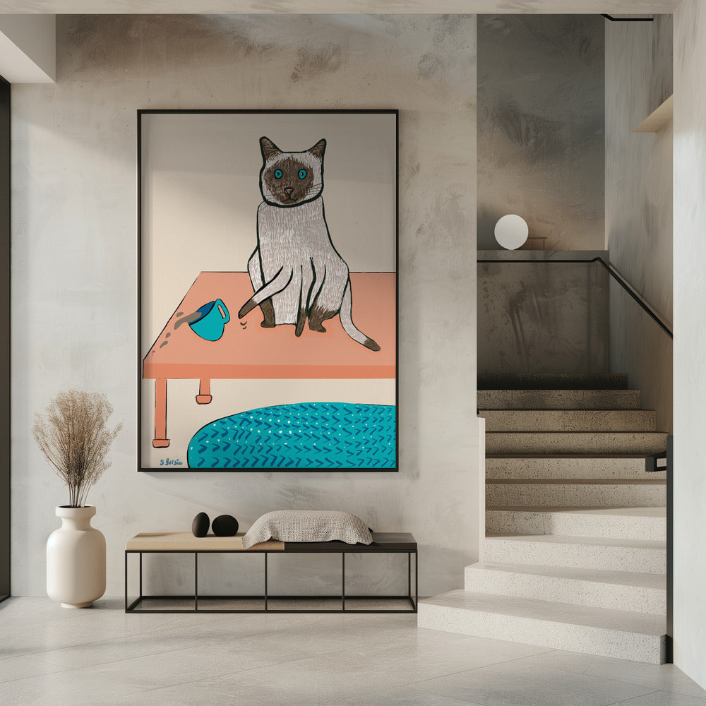 Frecher Katzenhumor | Poster
