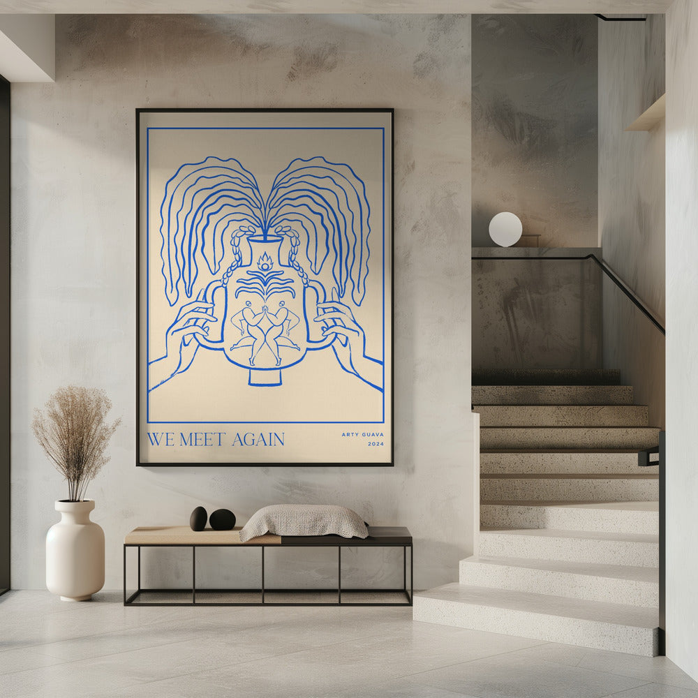 Vessel Collection: Wir treffen uns wieder (LineArt) | Poster