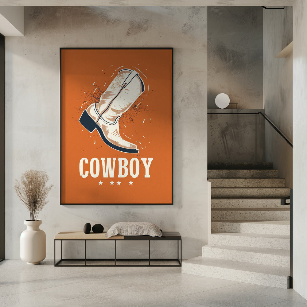 Cowboystiefel Vintage | Poster