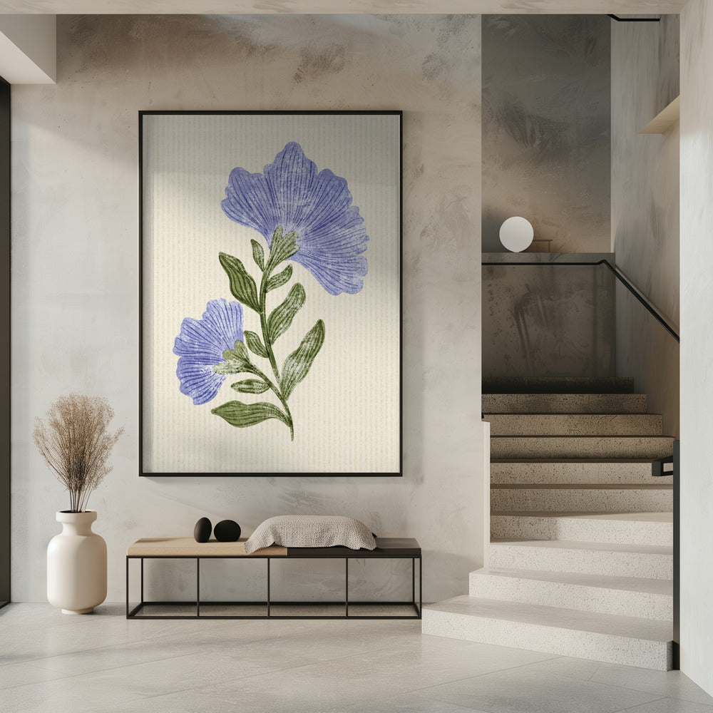 Vintage Blume | Poster