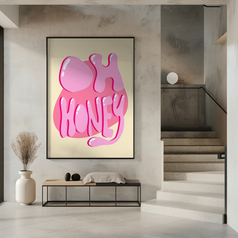 Sweet Bubble Letters | Poster
