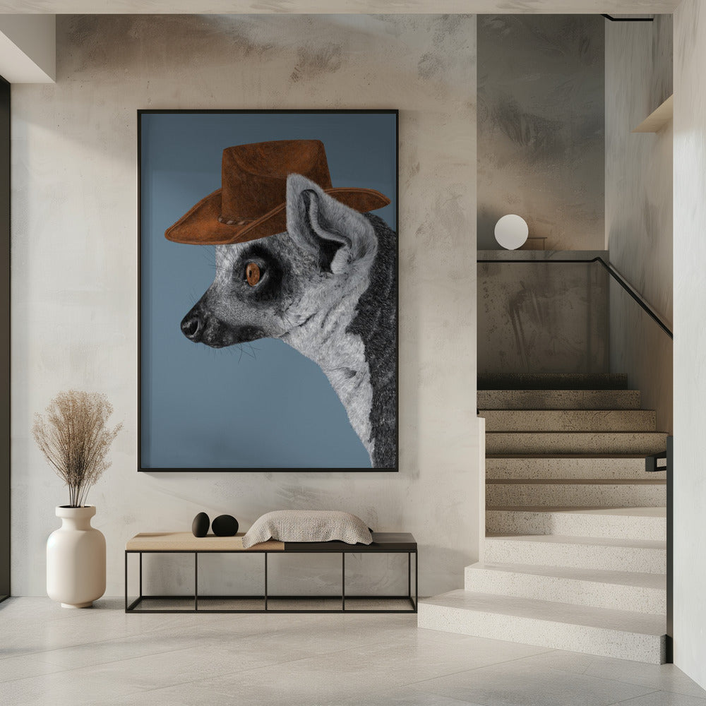 Felix, der Cowboy-Lemur | Poster