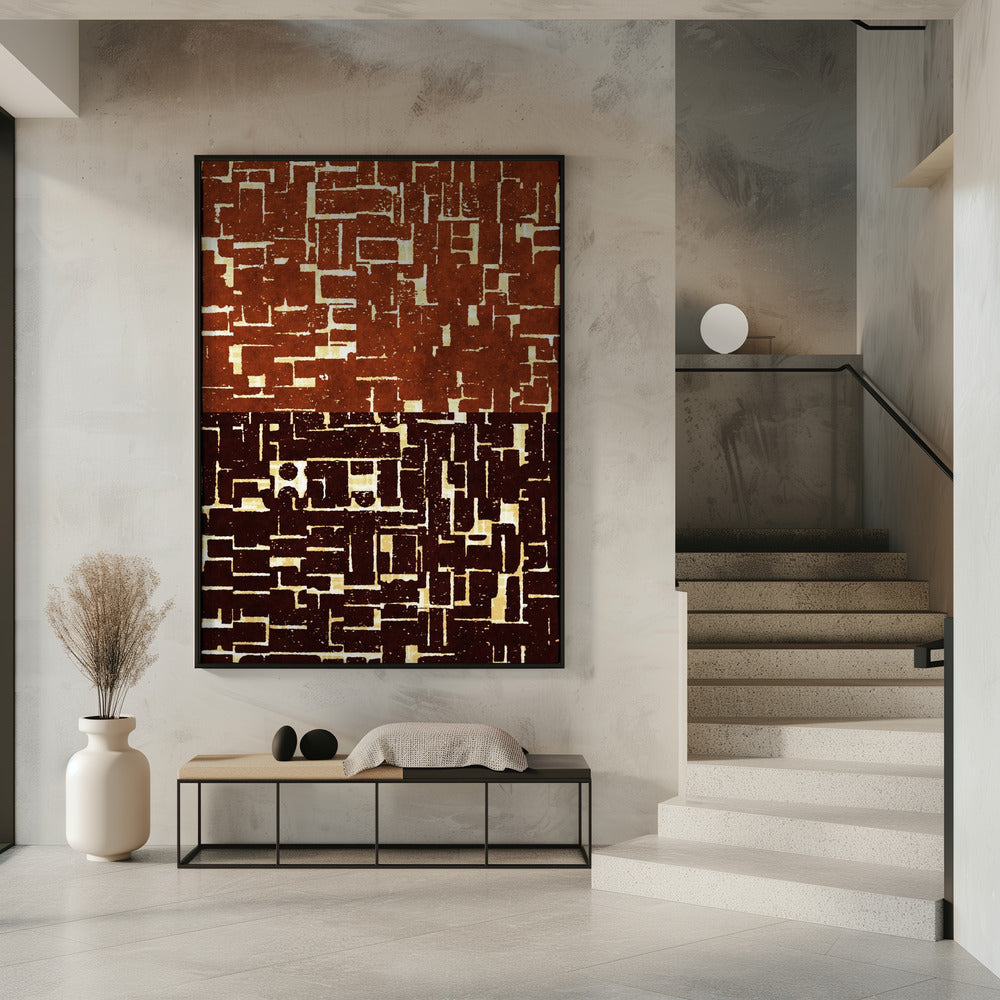 Dual Maze Tapestry | Poster