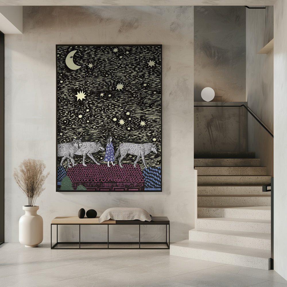 Girl With Wolves | Poster