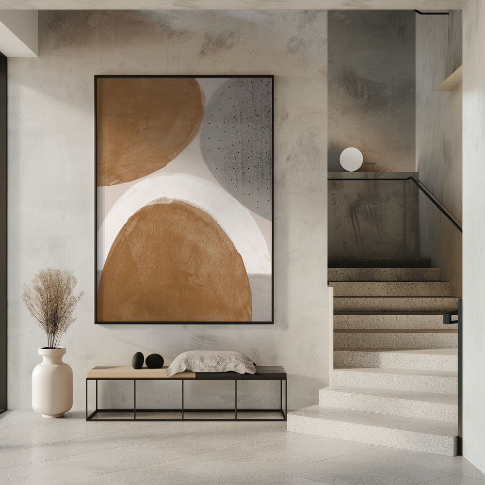 Erdige Formen Harmonie | Poster