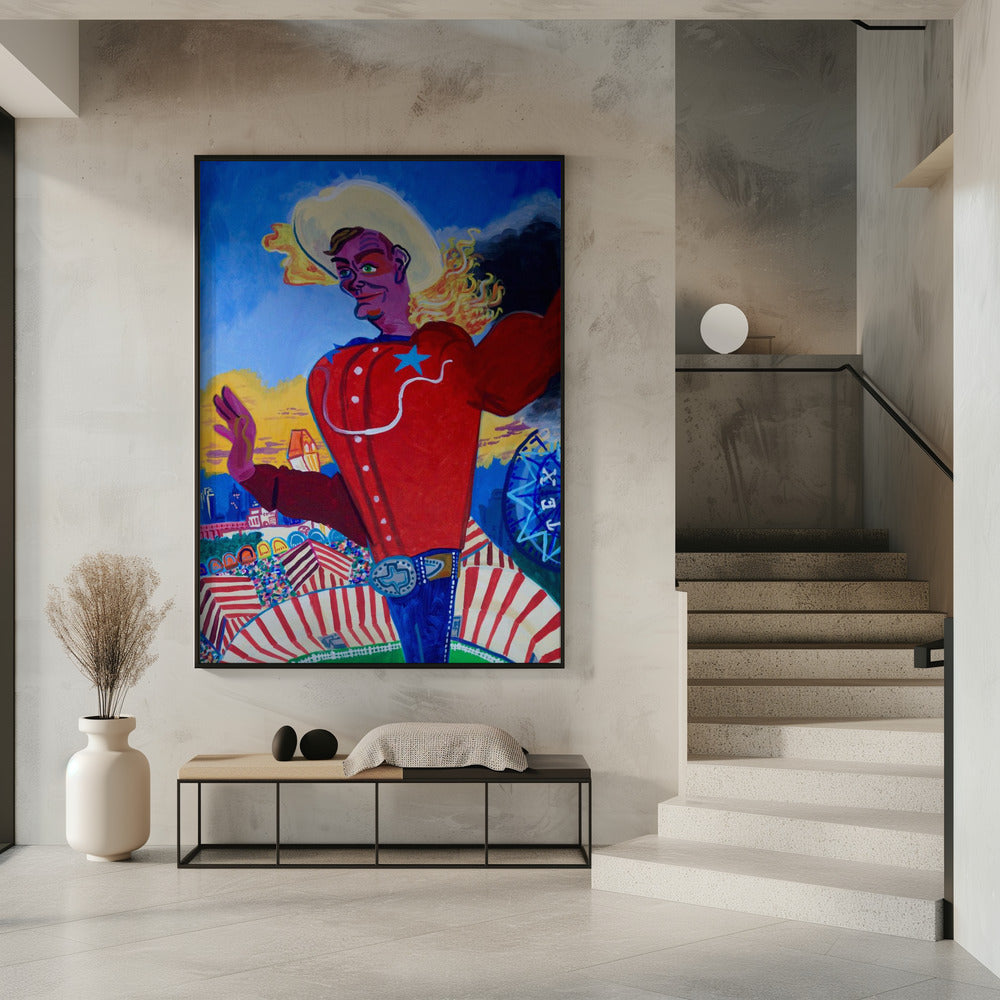 Big Tex Aflame | Poster