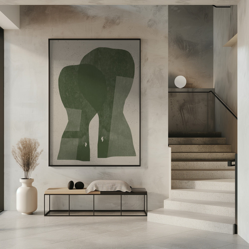 Gedämpfte Silhouetten | Poster