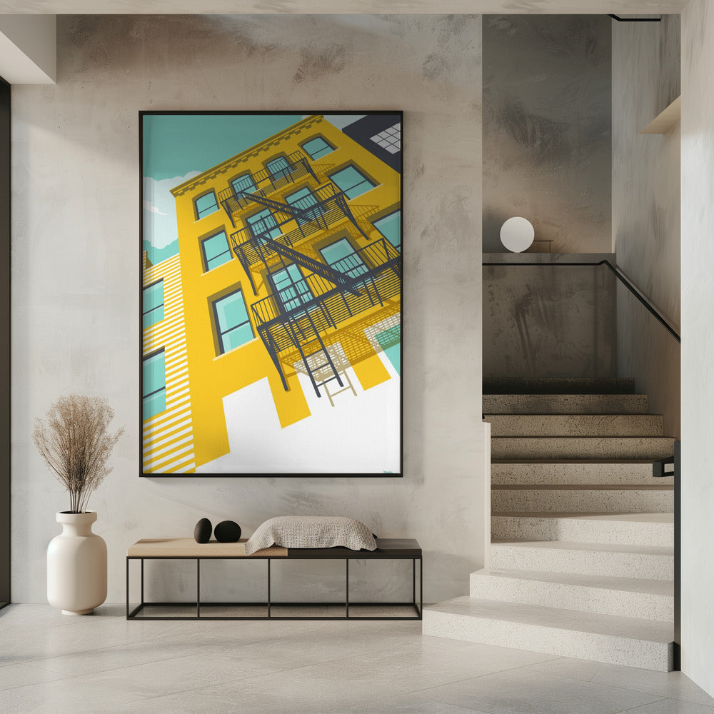 NYC Brooklyn Gelb | Poster