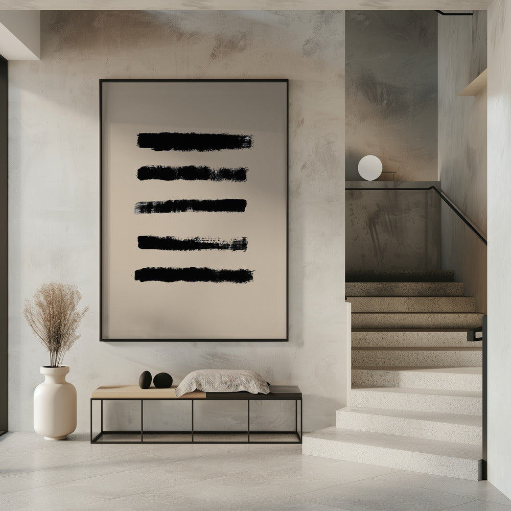 Mutige Striche Harmonie | Poster