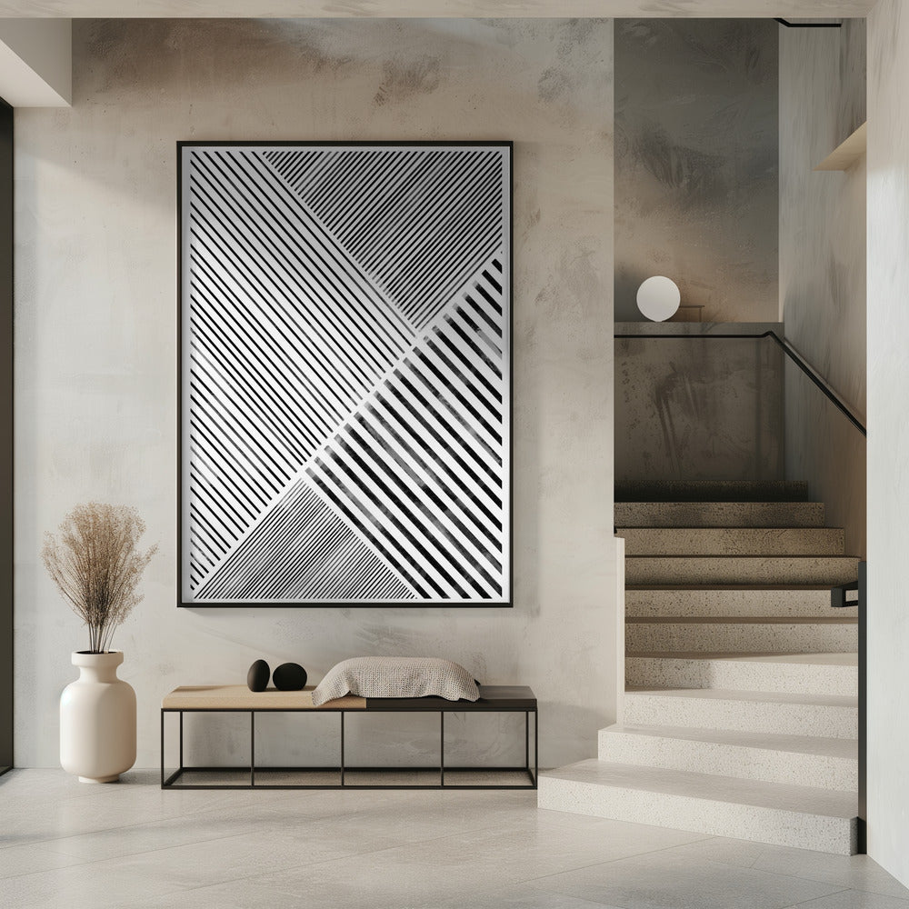 Diagonale Muster | Poster