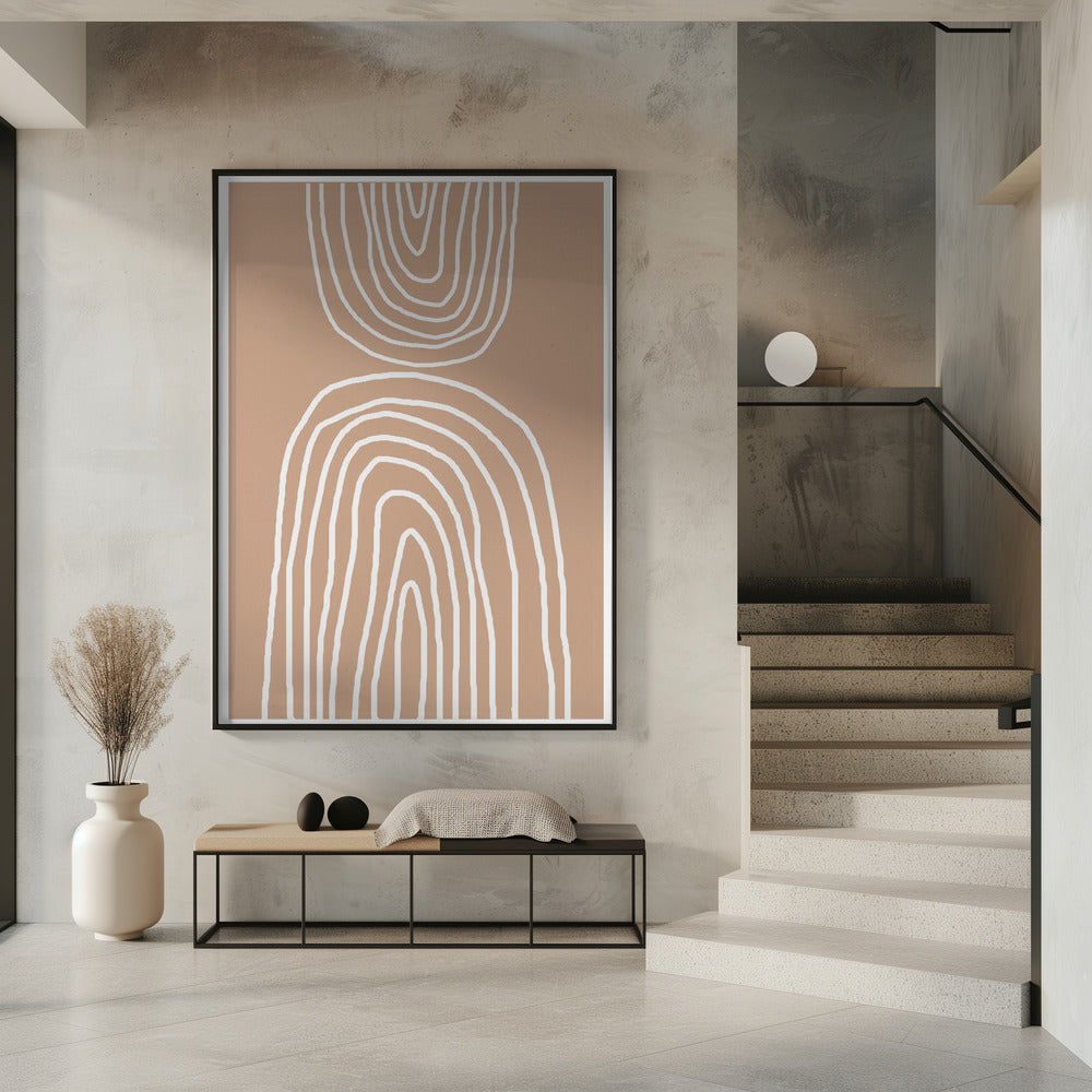 Erdige Schichten Harmonie | Poster
