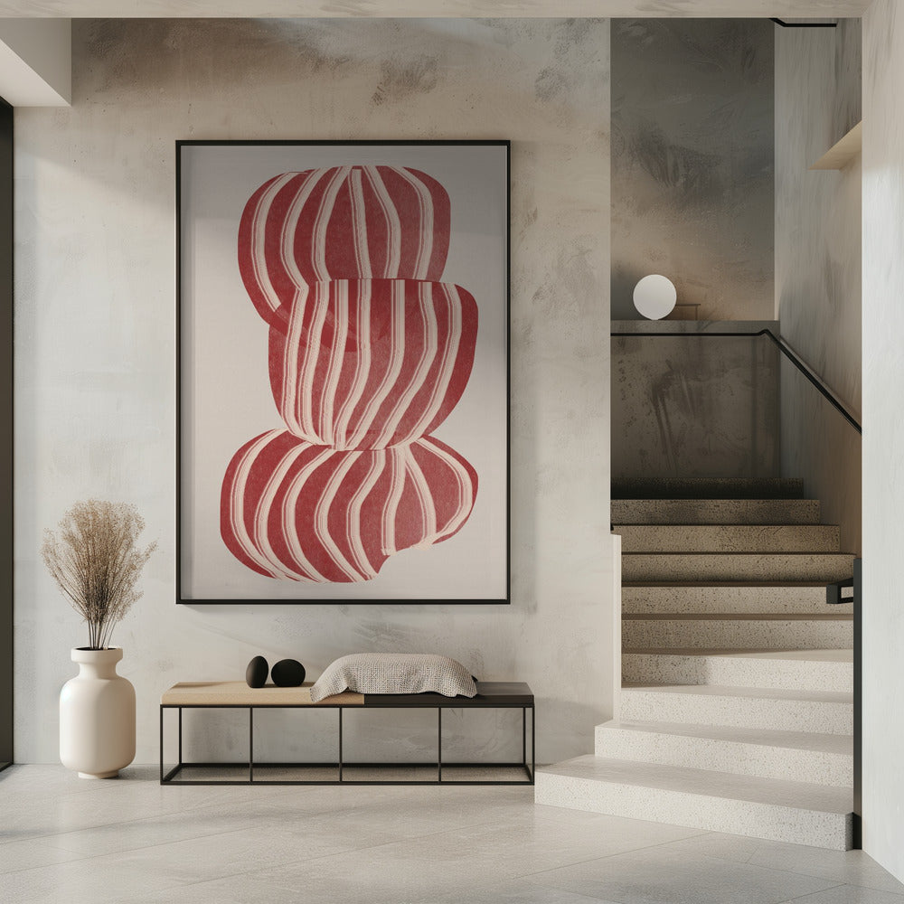Gestreifte Balance | Poster