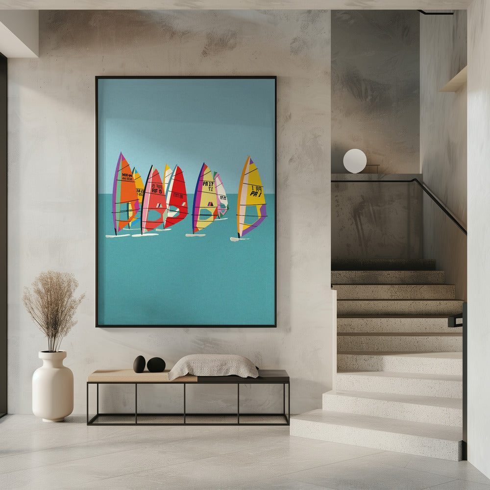 Ostsee-Windsurfen | Poster