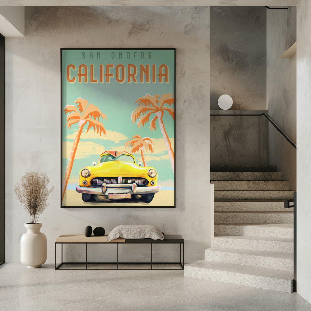 Kalifornien Surf Poster | Poster