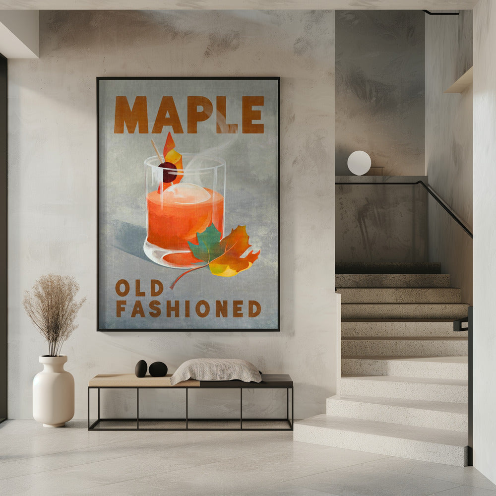 Ahorn-Old-Fashioned-Cocktail | Poster