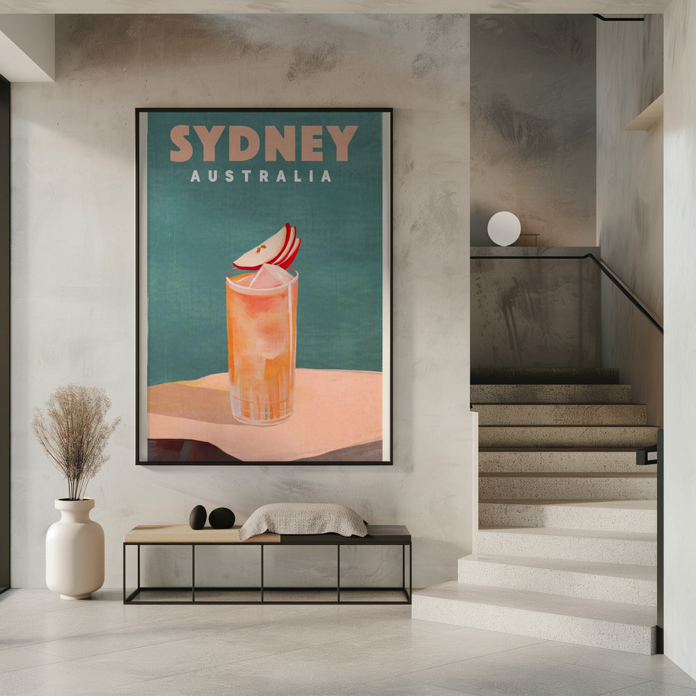 Sydney Australien Cocktail Bar Dekor | Poster