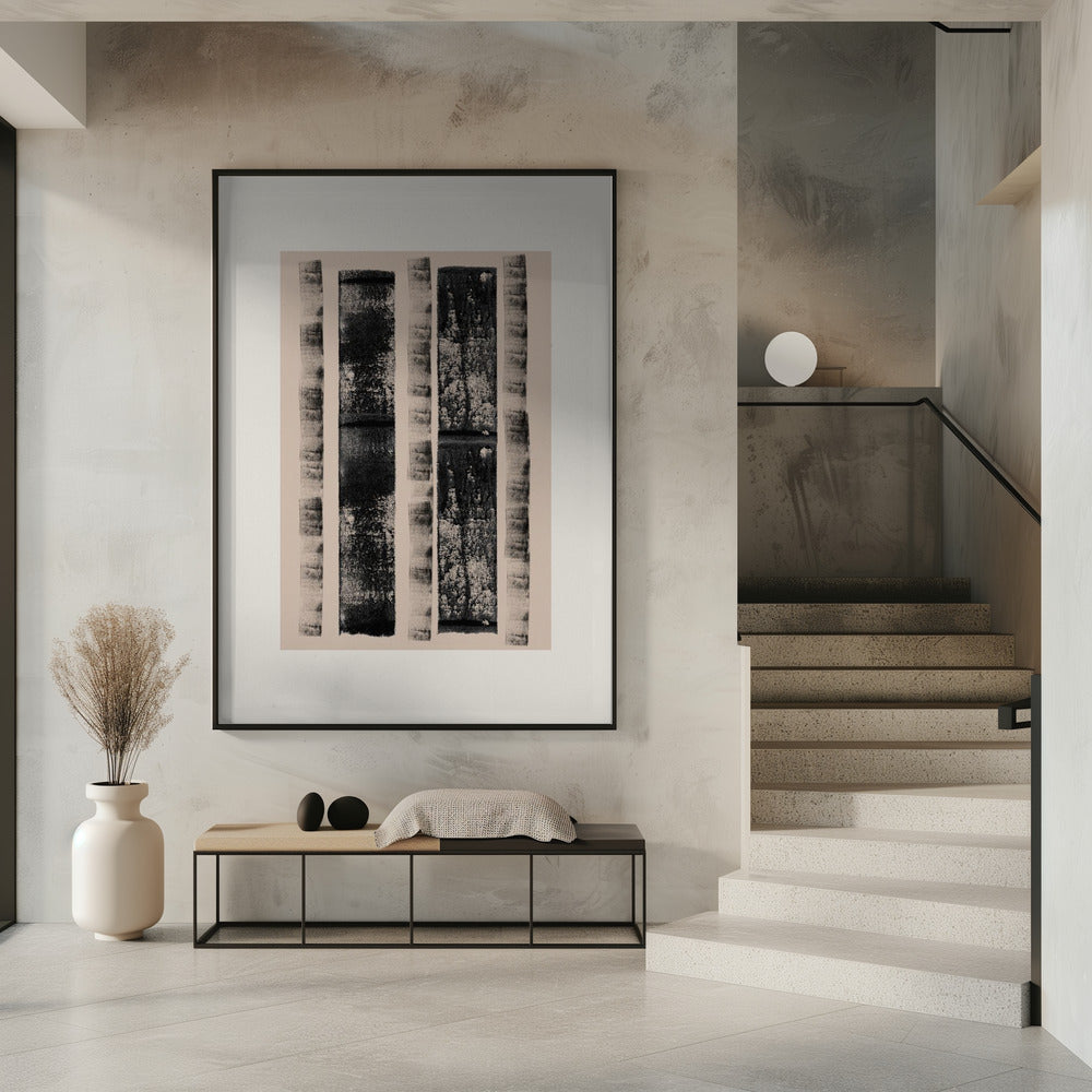 Monochrome Linien | Poster