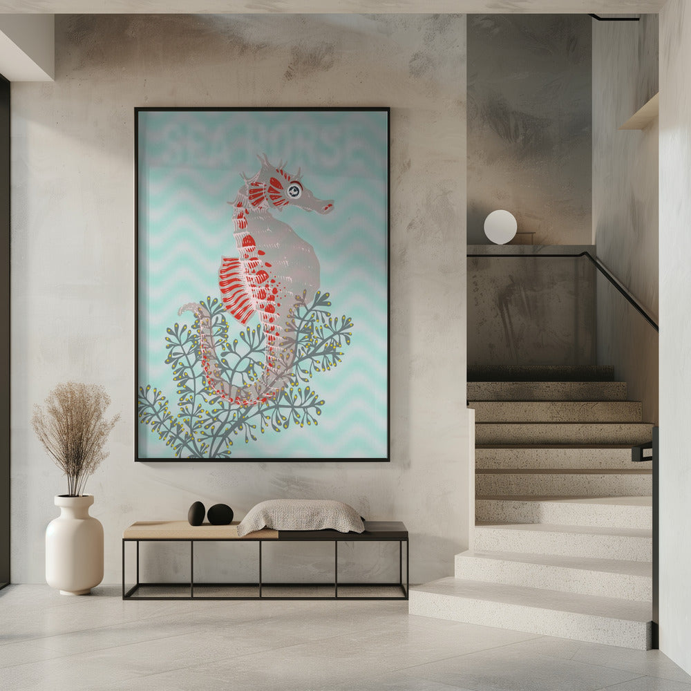 Sea life sea horse Neptune's joy | Poster