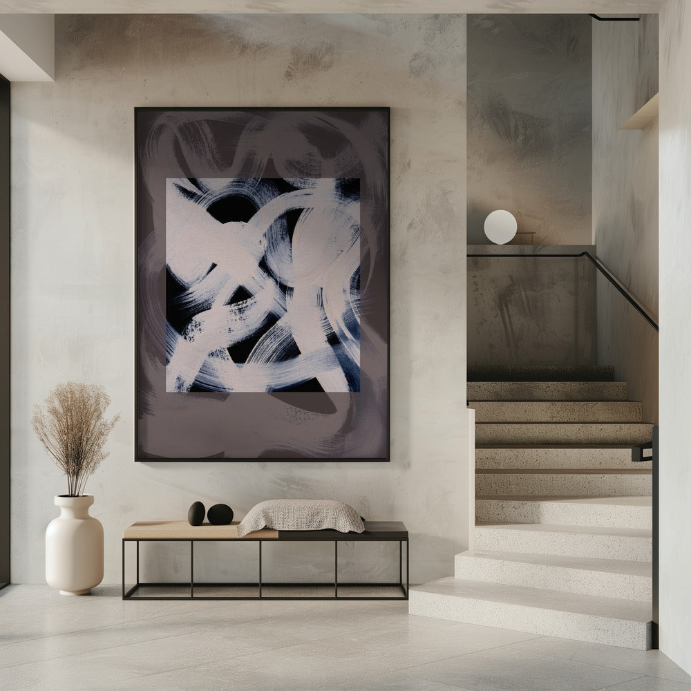 Abstract Brush Strokes 164X | Poster