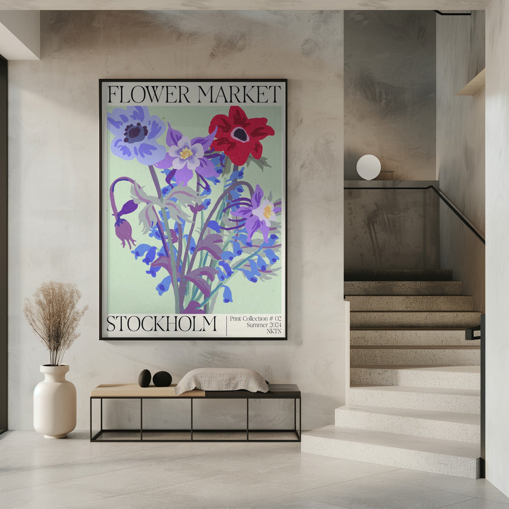 Stockholmer Blumenmarkt | Poster