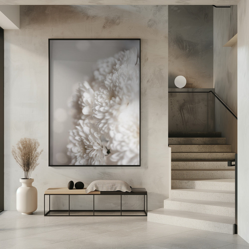 Weiße Blumen | Poster