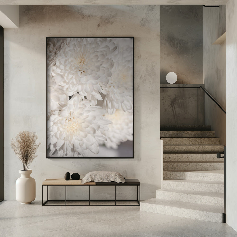 Weiße Blumen 2 | Poster