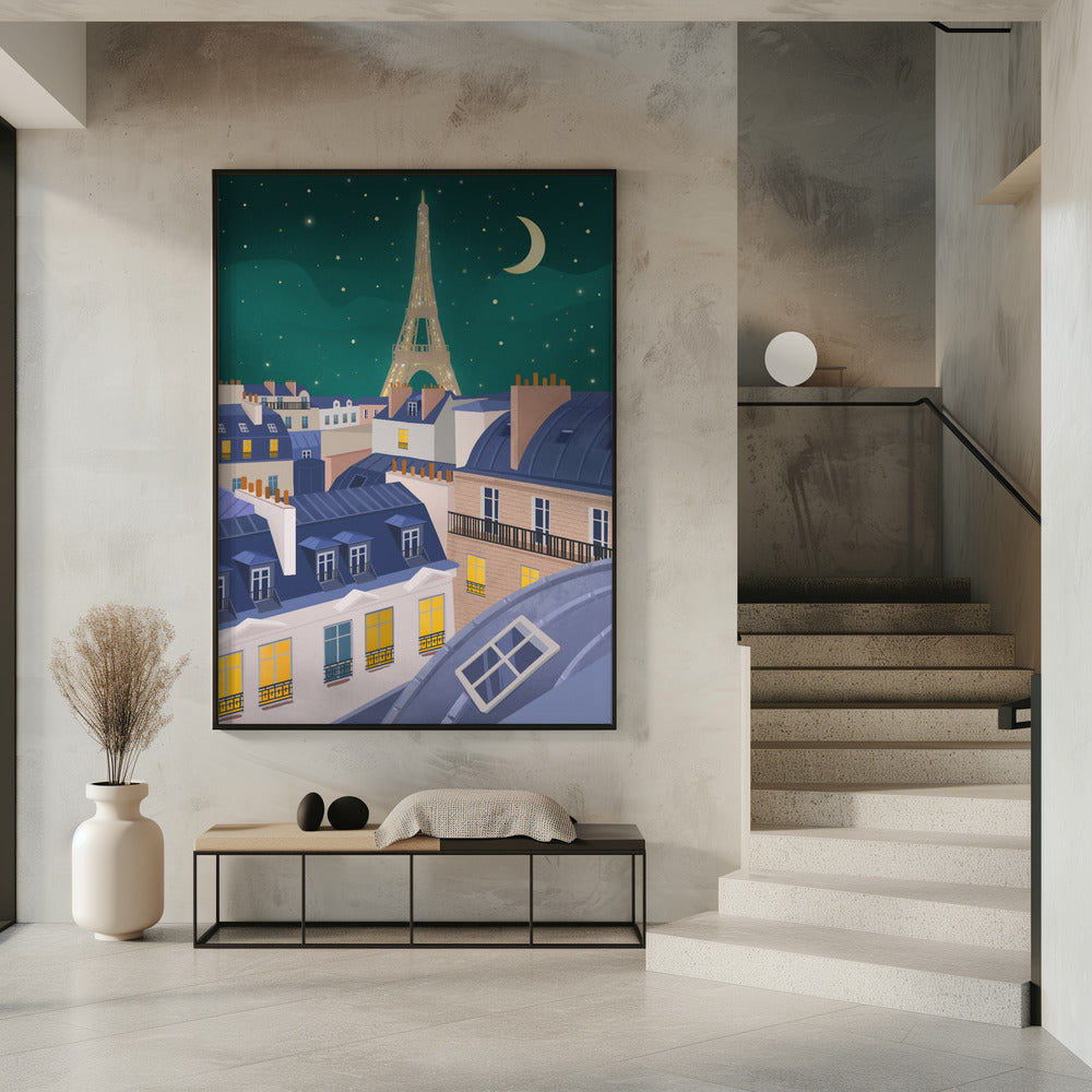 Paris bei Nacht | Poster