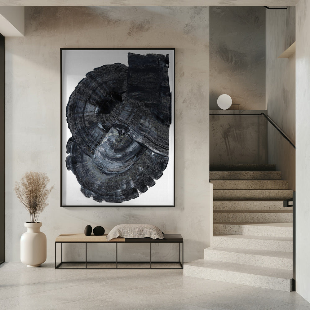 Schwarzes Fossil 1 | Poster