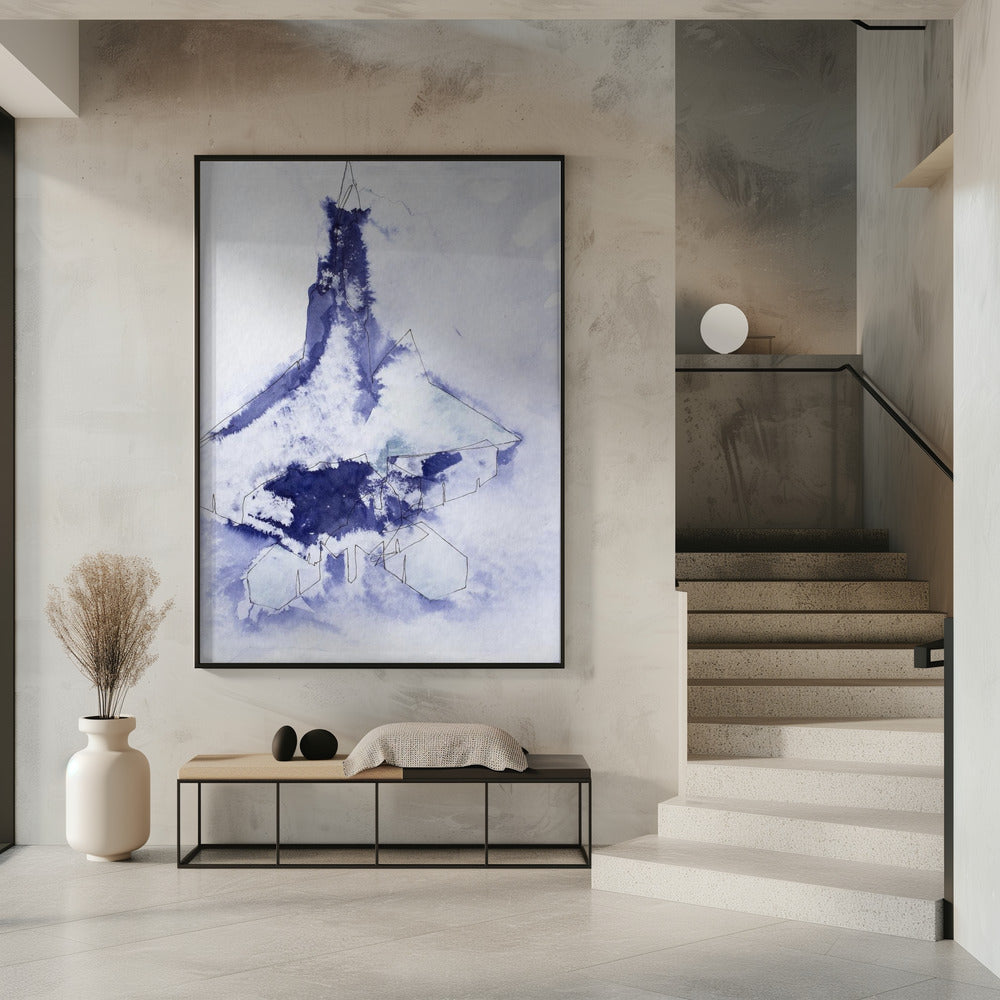 Kampjet-Studie (Indigo 3) | Poster