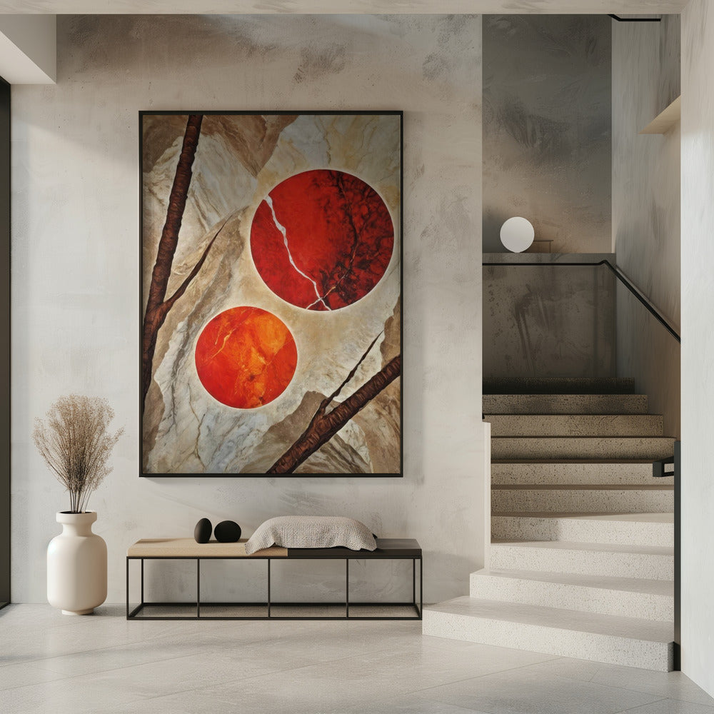 Glut im Stein | Poster