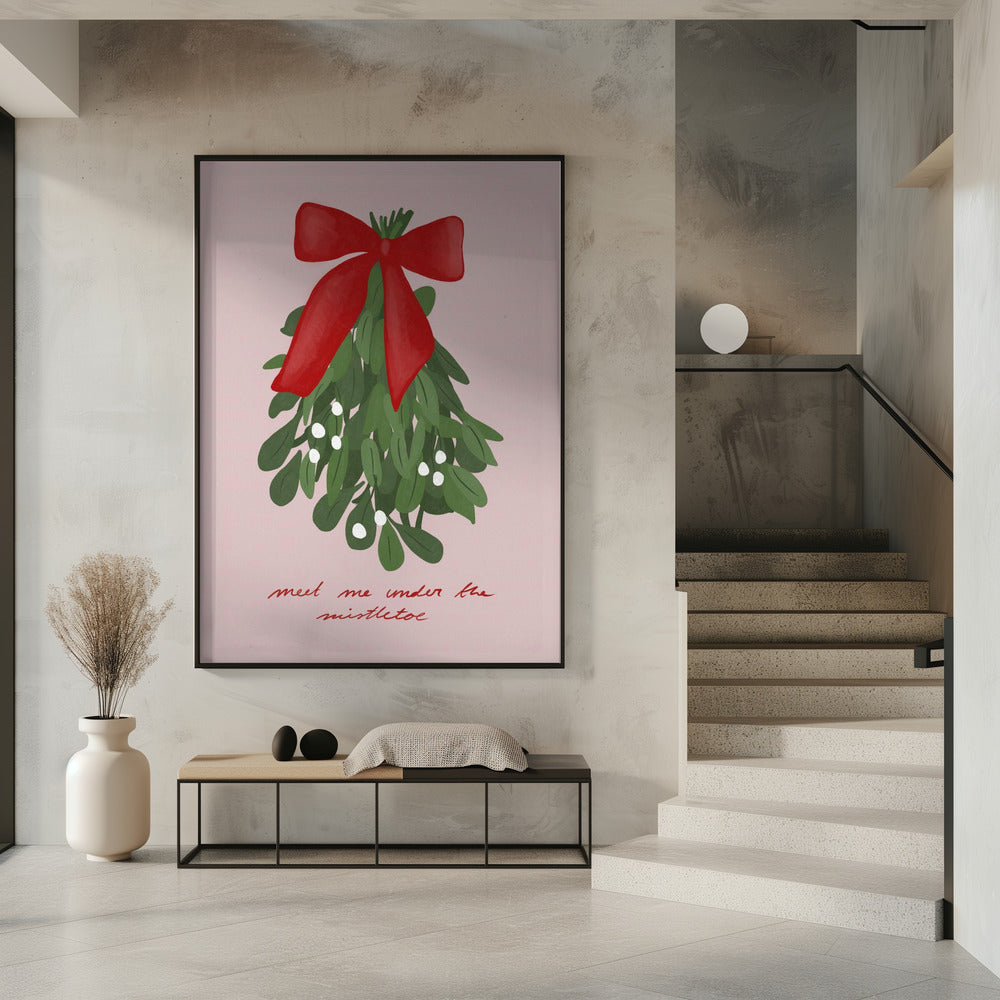Kiss by Mistletoe | Poster