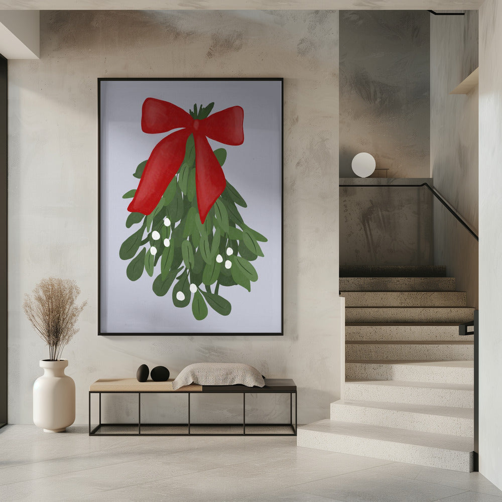Festlicher Mistelzweig-Charme | Poster